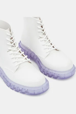 Melissa Boots Coturno blanches