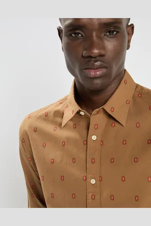 Scotch&Soda Chemise Regular Fit brodée allover