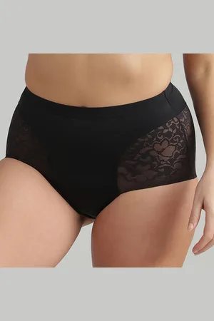Playtex Culotte taille haute Expert in Silhouete noire
