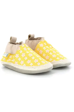 Robeez Chaussons en Cuir Belea jaune/beige