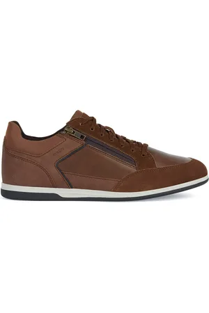Geox Baskets en Cuir & Velours de Cuir Renan