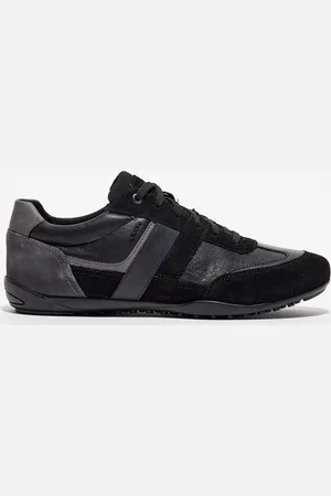 Geox Baskets en Cuir Wells noires