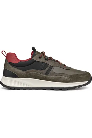 Geox Baskets Terrestre kaki/noir