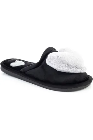 Funky Steps Chaussons Charlotte noir/gris