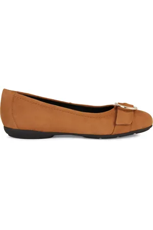 Geox Ballerines en Velours de Cuir Annytah