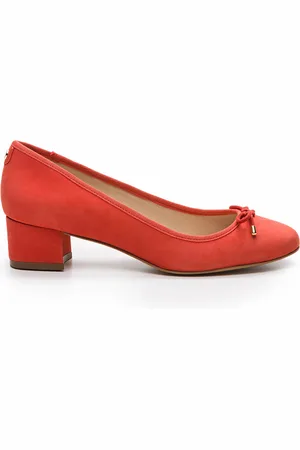 COSMOPARIS Ballerines en Velours de Cuir Jaxelle