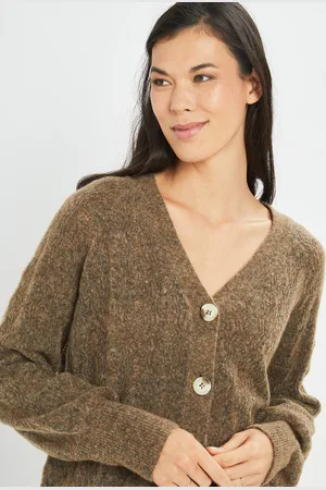 Lauren Vidal Cardigan en Laine & Mohair mélangés Seven