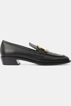 Maria Luca Mocassins en Cuir Didia noirs