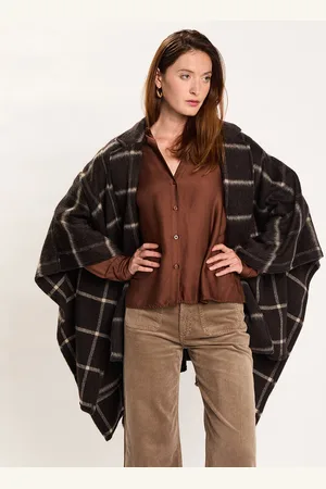 Lauren Vidal Poncho en Mohair & Laine mélangés Emy