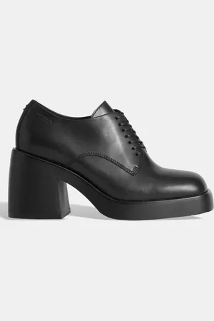 Vagabond Derbies en Cuir noires - Talon 8.5 cm