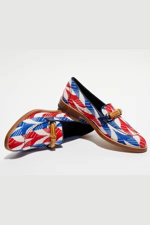 Casablanca Mocassins Aviation bleu/blanc/rouge