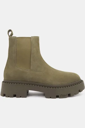 Ash Chelsea boots en Velours de Cuir Genesis