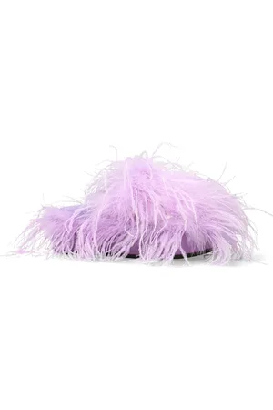 The Attico Mules en Plumes d