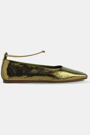Maria Luca Ballerines en Cuir Lezard