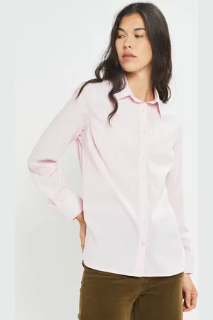 Lauren Vidal Chemise Plume pâle