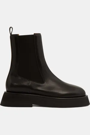 Wandler Chelsea Boots en Cuir Rosa noires