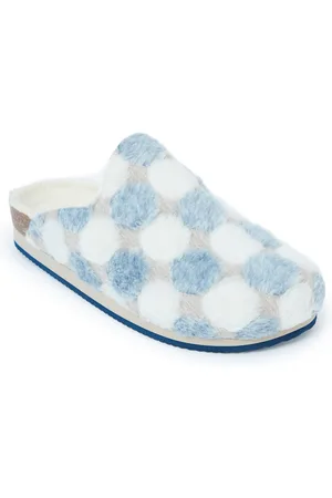 Mandel Chaussons Angel Pois bleu ciel/blanc