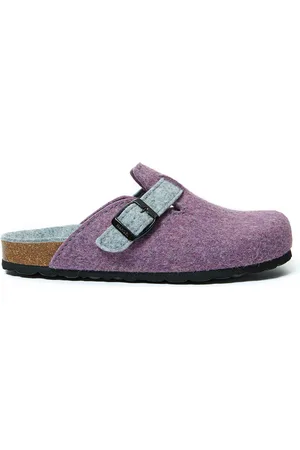 Mandel Chaussons en Feutre Noé violets