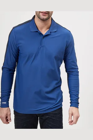 Colmar Polo Stretch bicolore bleu/marine