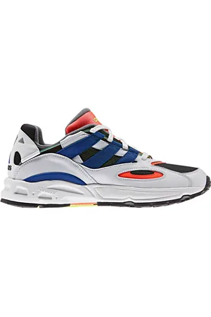 adidas Baskets en Cuir & Mesh Lxcon blanc/bleu/orange