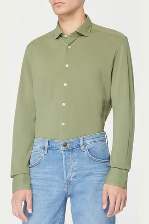 Hackett Chemise Slim Fit Unie Piquée