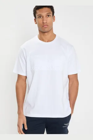 Hackett T-Shirt Regular Fit Aston Martin Racing embossé