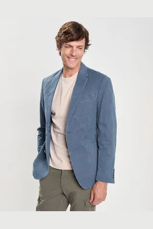 Hackett Veste Tencel Destruct bleue