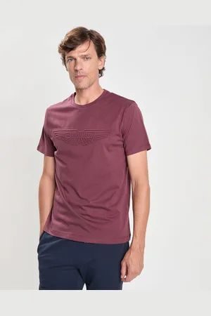 Hackett T-Shirt manches courtes Aston Martin Racing Embossé