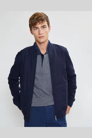 Hackett Bombers en Cachemire mélangé bimatière Nylon Tricot