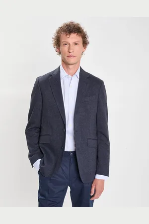 Hackett Veste Check Fondu à imprimé Prince de Galles bleue