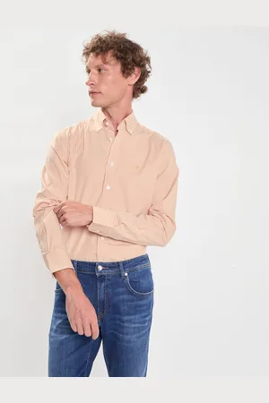 Hackett Chemise Slim Fit à micro carreaux jaune/blanc