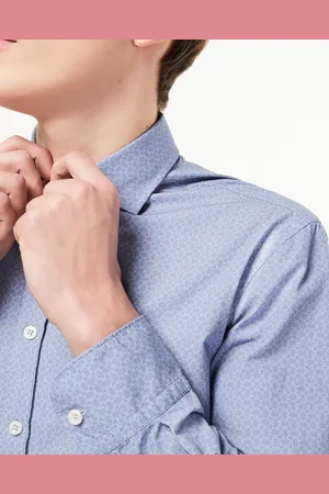 Hackett Chemise Slim Fit Valise imprimée bleue