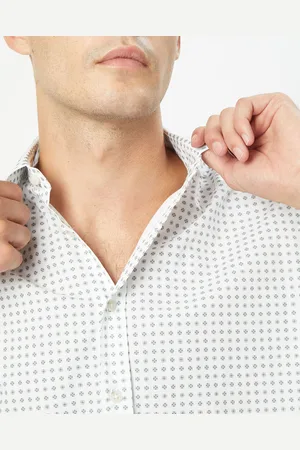 Hackett Chemise Slim Fit imprimée foulard blanche