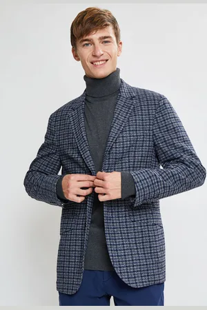 Hackett Veste Vichy tricolore bleu/gris