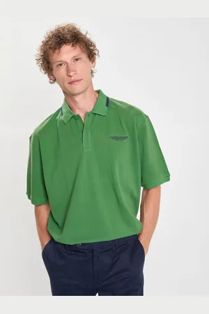 Hackett Polo Regular Fit Aston Martin Racing Détail Col