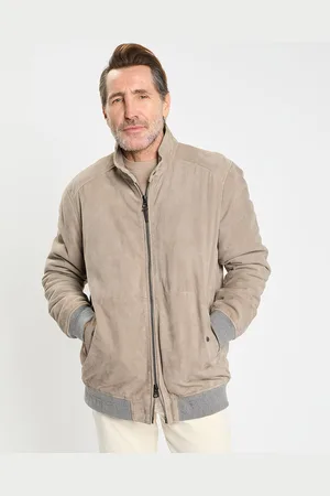 Hackett Blouson en Velours de Cuir