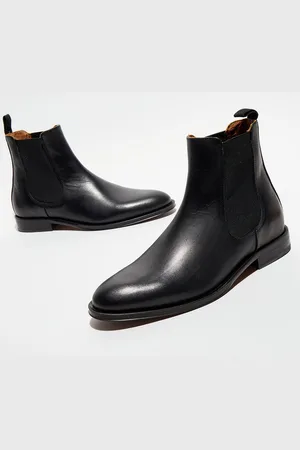 Hackett Chelsea Boots en Cuir noires