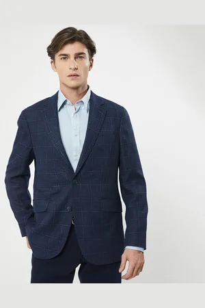 Hackett Veste Fenêtre à carreaux bleue