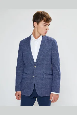 Hackett Veste Light Prince de Galles bleue