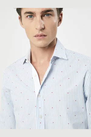 Hackett Chemise Slim Fit à rayures & points