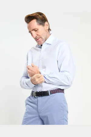 Hackett Chemise Regular Fit imprimée bleu clair