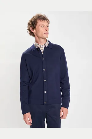 Hackett Gilet 100% Laine Mérinos façon veste