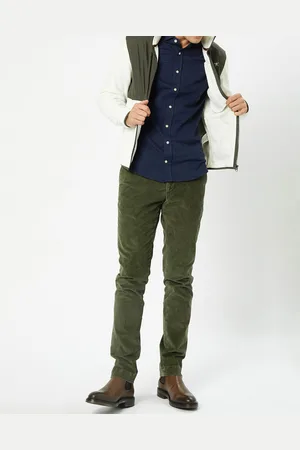 Hackett Pantalon Chino Slim en Velours côtelé