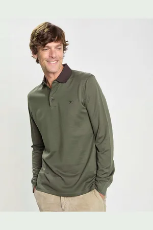 Hackett Polo Slim Fit Mercerisé imprimé chevron