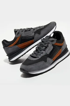Hackett Baskets Running noir/gris/marron