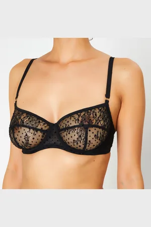 Huit Soutien-gorge avec armatures en Soie mélangée Flock
