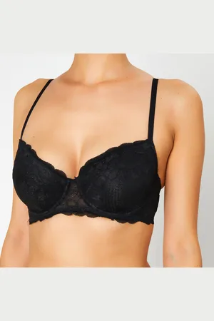 Huit Soutien-gorge Push-Up en Soie mélangée Portofino