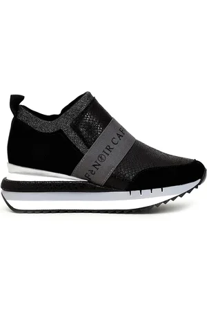 CAFèNOIR Sneakers en Cuir Donatella noires