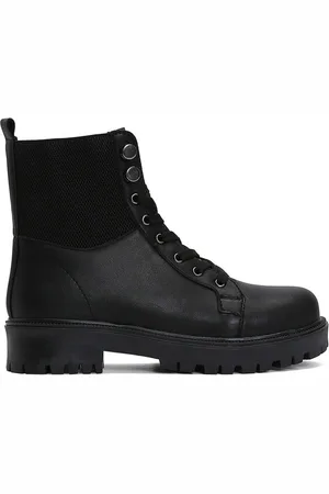 BLUETAG Boots Laura noires - Talon 5 cm