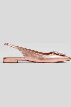 L.K. Bennett Ballerines en Cuir Luana roses